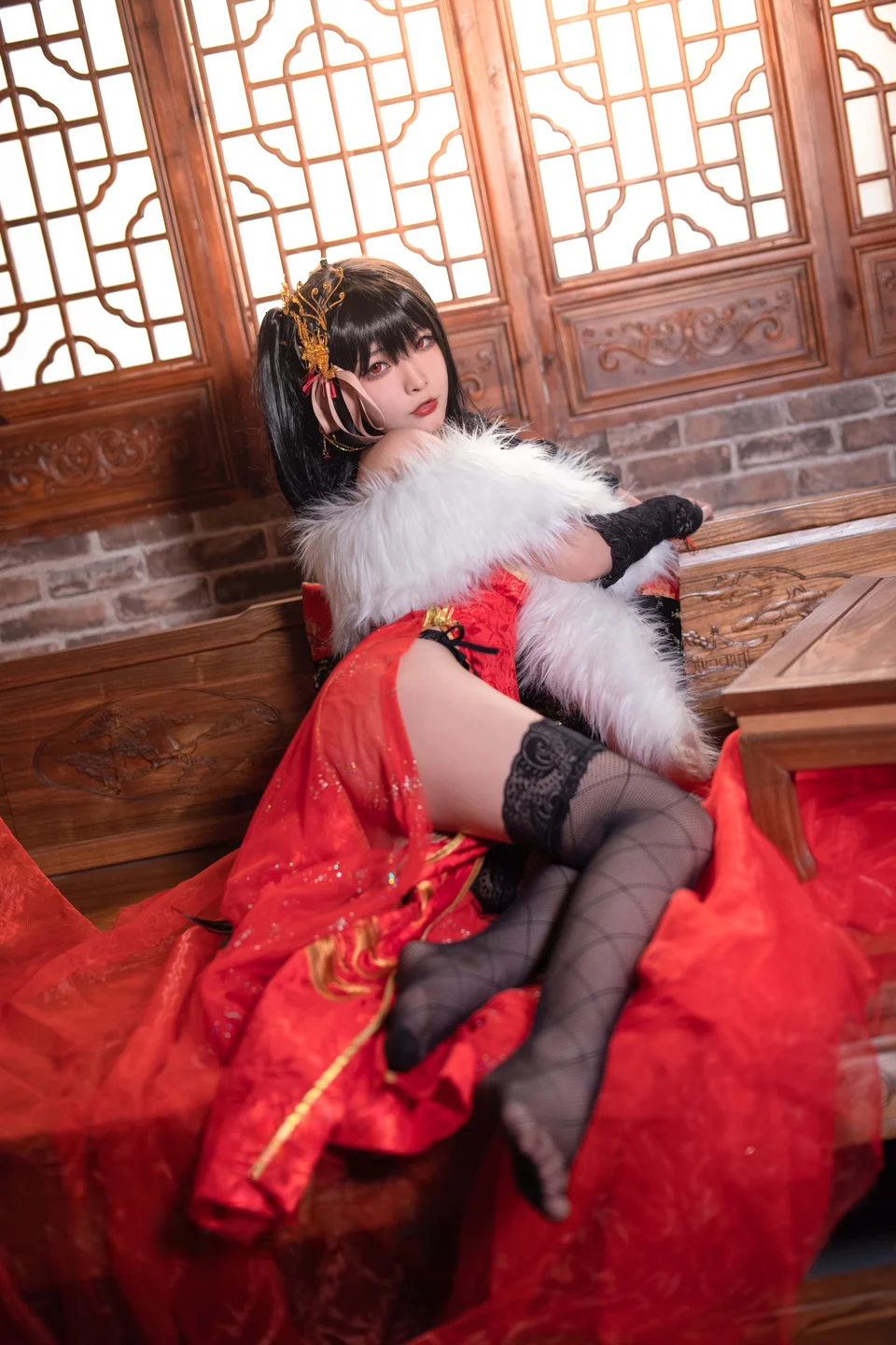 yuuhui玉汇 – NO.094 Azur Lane Taihō Cheongsam [23P-148M] (23 photos) - Yuuhuiyu Hui (yuuhui玉汇) - Photo 7 of 23