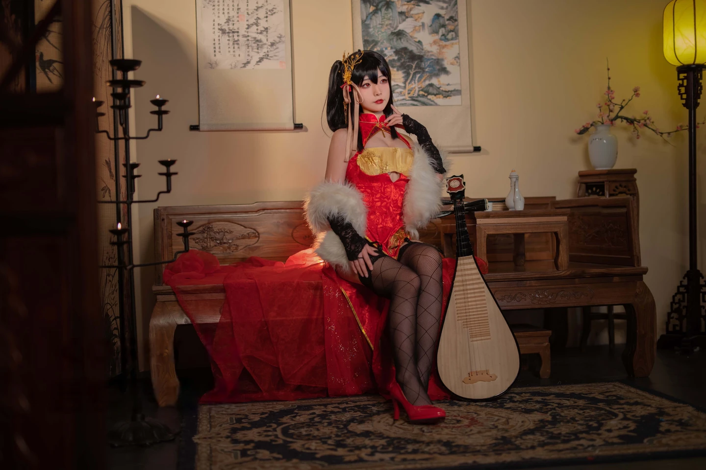 yuuhui玉汇 – NO.094 Azur Lane Taihō Cheongsam [23P-148M] (23 photos) - Yuuhuiyu Hui (yuuhui玉汇) - Photo 10 of 23