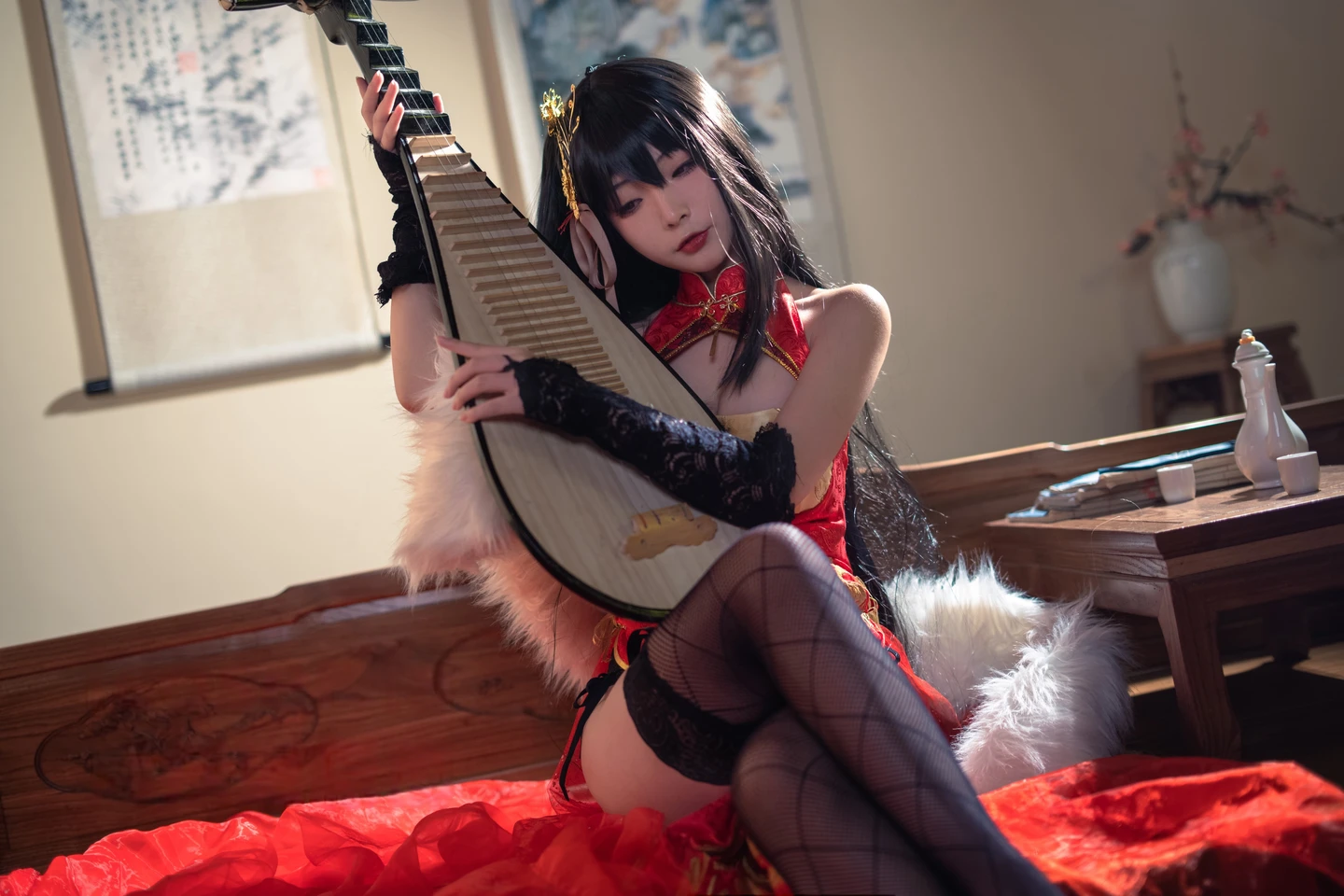 yuuhui玉汇 – NO.094 Azur Lane Taihō Cheongsam [23P-148M] (23 photos) - Yuuhuiyu Hui (yuuhui玉汇) - Photo 15 of 23