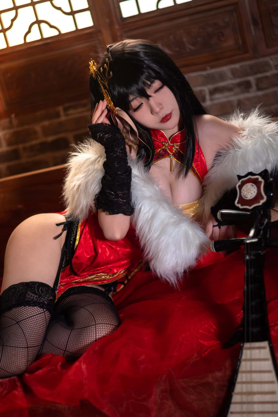 yuuhui玉汇 – NO.094 Azur Lane Taihō Cheongsam [23P-148M] (23 photos) - Yuuhuiyu Hui (yuuhui玉汇) - Photo 20 of 23
