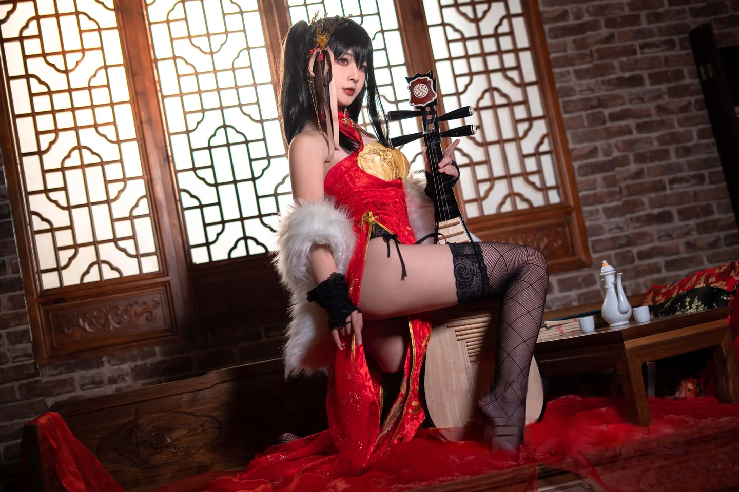 yuuhui玉汇 – NO.094 Azur Lane Taihō Cheongsam [23P-148M] (23 photos) - Yuuhuiyu Hui (yuuhui玉汇) - Photo 21 of 23