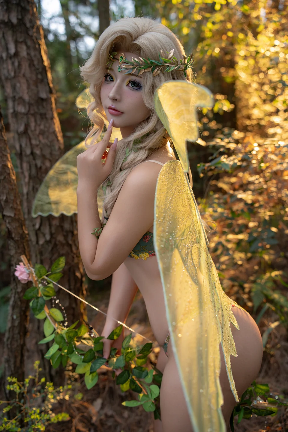 yuuhui玉汇 – NO.106 Green Forest Fairy (133 photos) - Yuuhuiyu Hui (yuuhui玉汇) - Photo 17 of 133