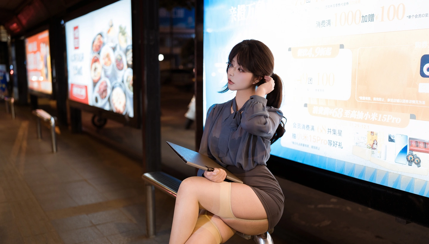 yuuhui玉汇 – No.107 Night Shift (147 photos) - Yuuhuiyu Hui (yuuhui玉汇) - Photo 4 of 147