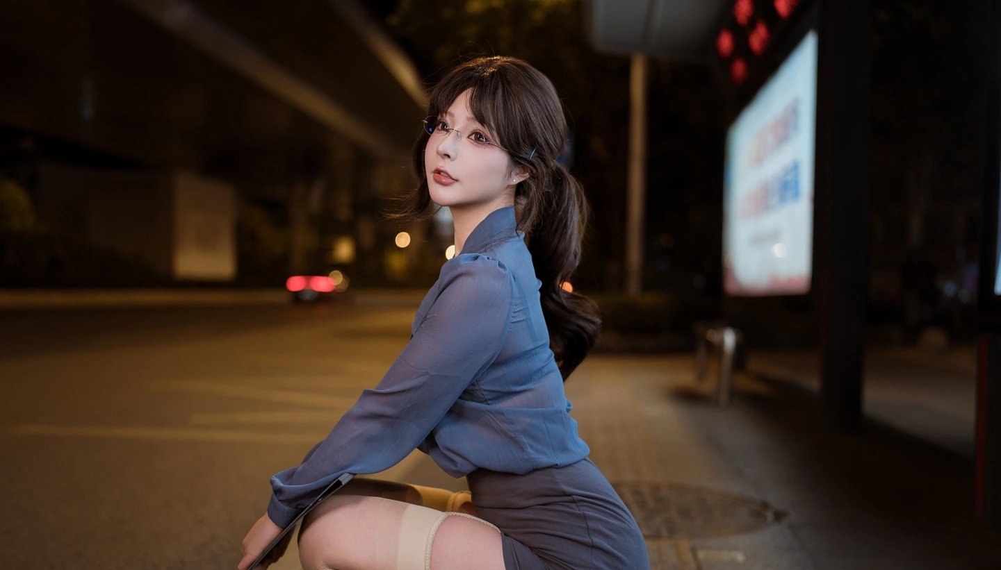 yuuhui玉汇 – No.107 Night Shift (147 photos) - Yuuhuiyu Hui (yuuhui玉汇) - Photo 7 of 147