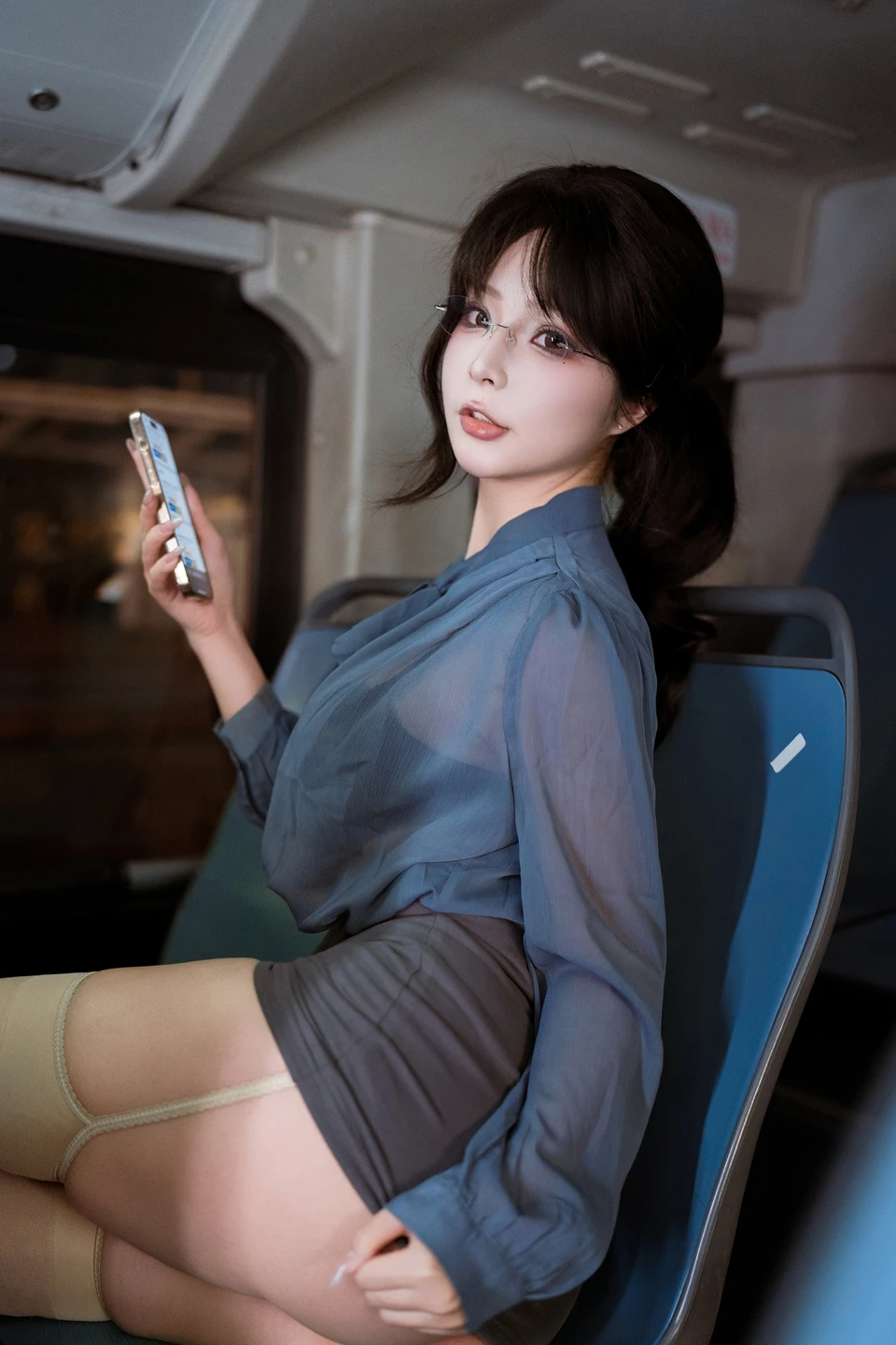 yuuhui玉汇 – No.107 Night Shift (147 photos) - Yuuhuiyu Hui (yuuhui玉汇) - Photo 23 of 147