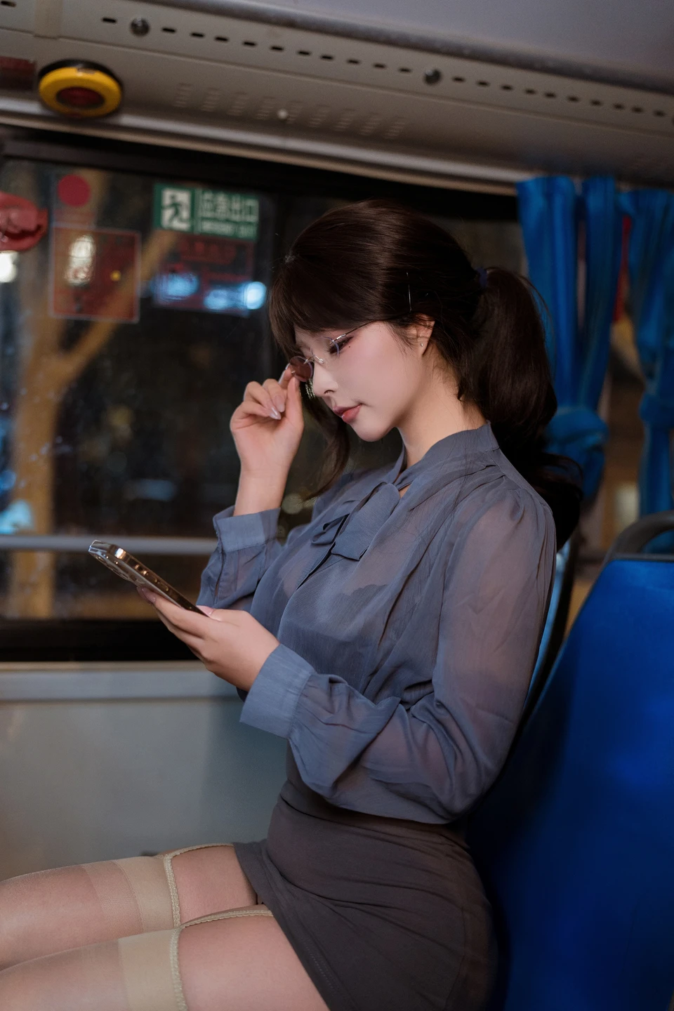 yuuhui玉汇 – No.107 Night Shift (147 photos) - Yuuhuiyu Hui (yuuhui玉汇) - Photo 25 of 147