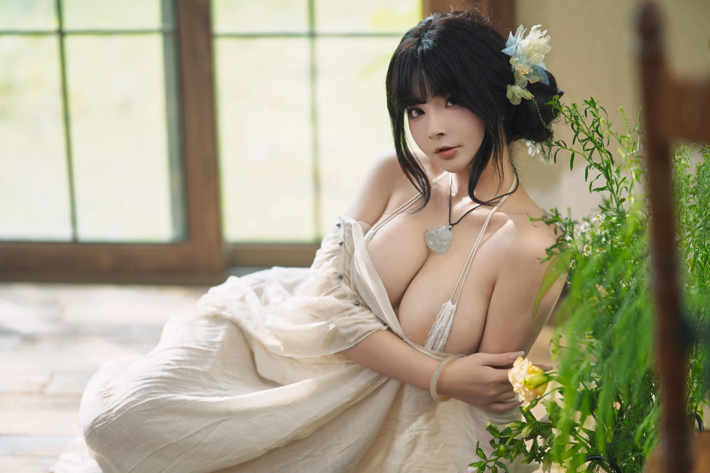 yuuhui玉汇 – NO.120 Spring Song [125P-2V-1.6G] (125 photos) - Yuuhuiyu Hui (yuuhui玉汇) - Photo 9 of 125
