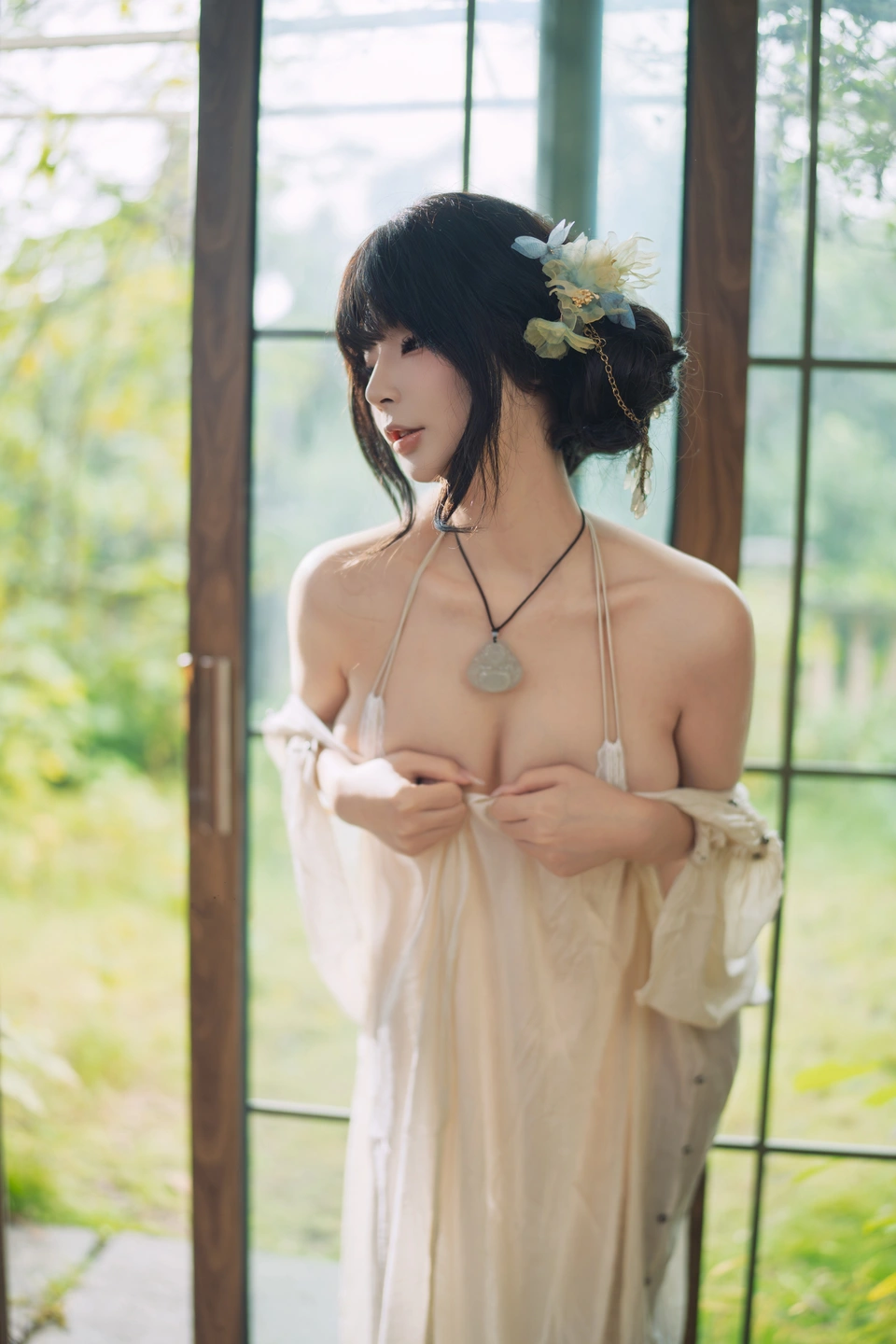 yuuhui玉汇 – NO.120 Spring Song [125P-2V-1.6G] (125 photos) - Yuuhuiyu Hui (yuuhui玉汇) - Photo 18 of 125