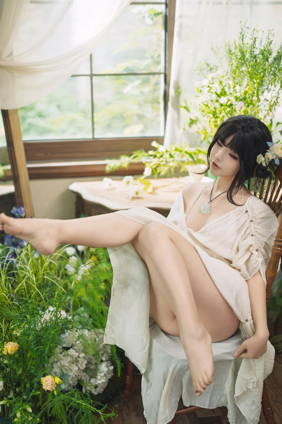 yuuhui玉汇 – NO.120 Spring Song [125P-2V-1.6G] (125 photos) - Yuuhuiyu Hui (yuuhui玉汇) - Photo 33 of 125