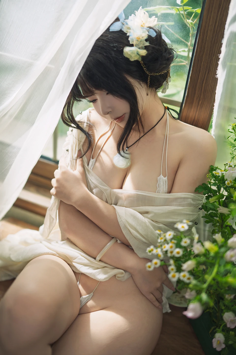 yuuhui玉汇 – NO.120 Spring Song [125P-2V-1.6G] (125 photos) - Yuuhuiyu Hui (yuuhui玉汇) - Photo 66 of 125