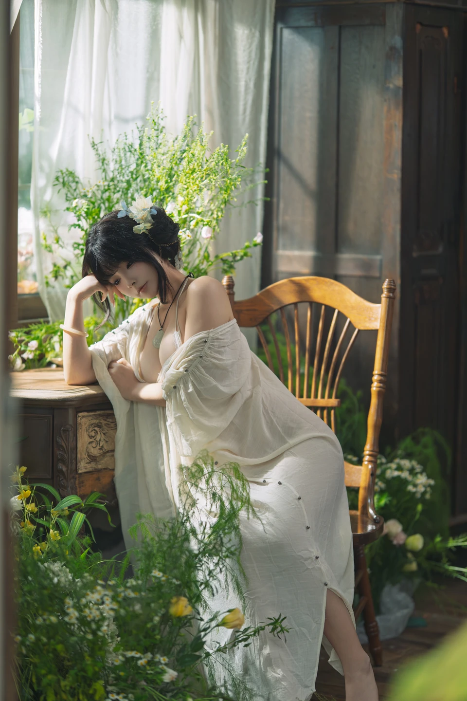 yuuhui玉汇 – NO.120 Spring Song [125P-2V-1.6G] (125 photos) - Yuuhuiyu Hui (yuuhui玉汇) - Photo 77 of 125