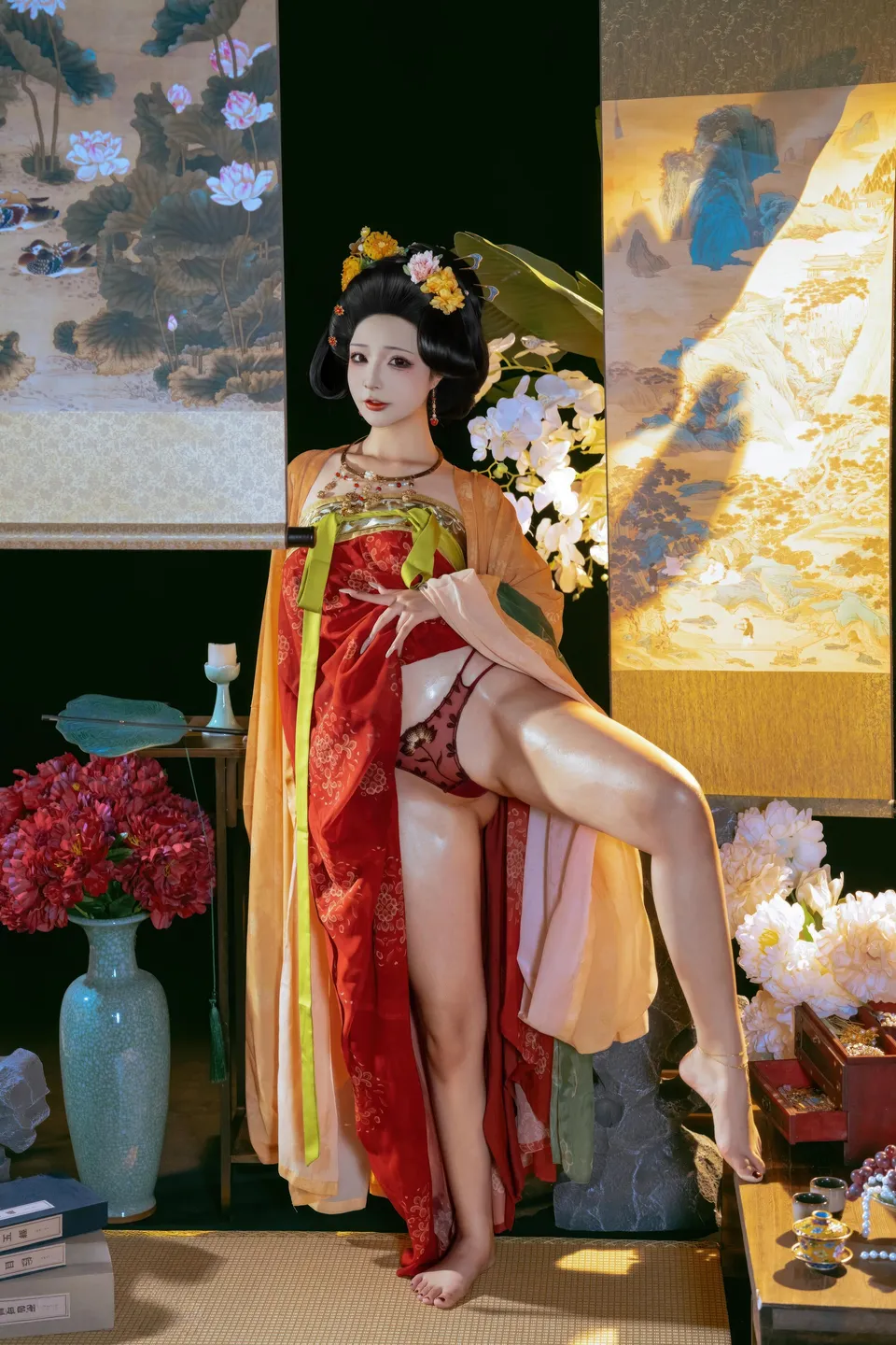yuuhui玉汇 – NO.158 Tang Palace Night Banquet (136 photos) - Yuuhuiyu Hui (yuuhui玉汇) - Photo 14 of 136
