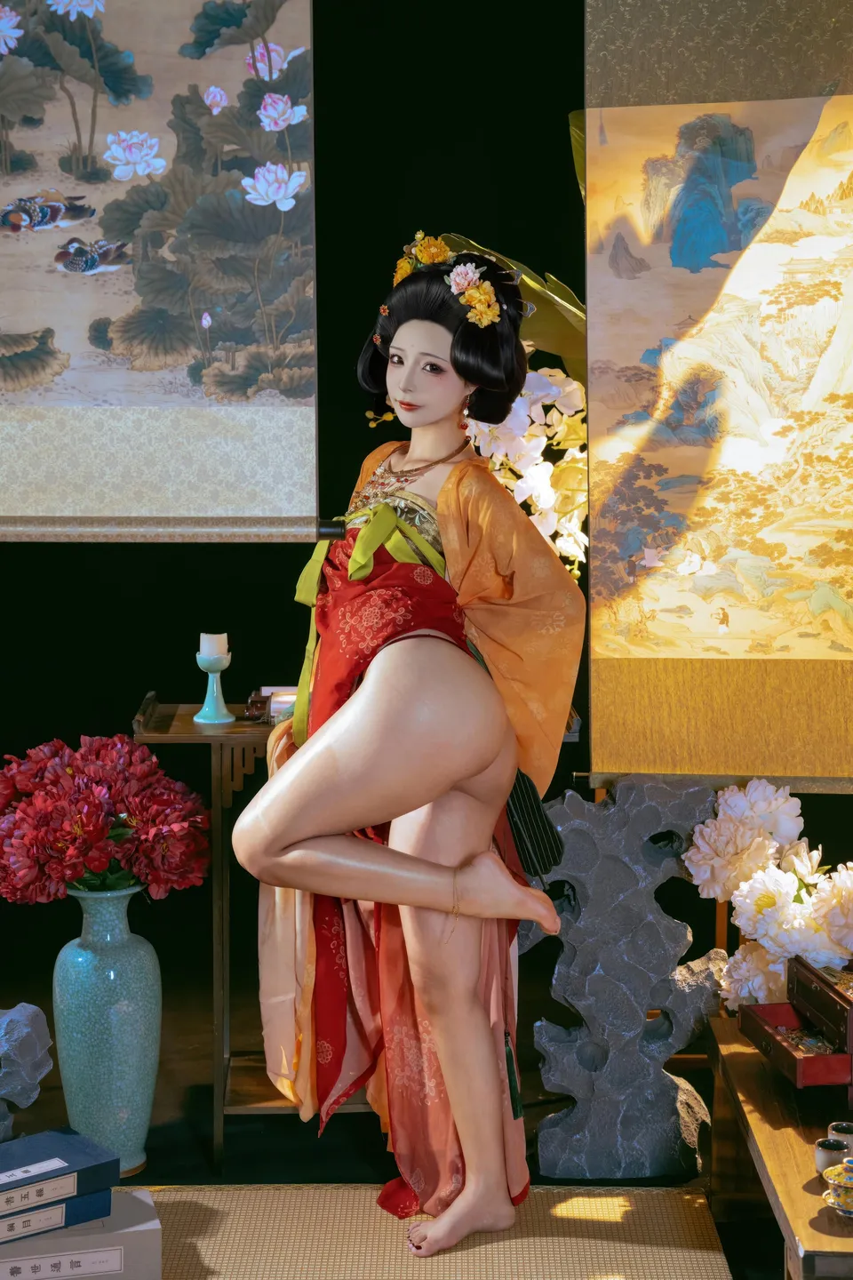 yuuhui玉汇 – NO.158 Tang Palace Night Banquet (136 photos) - Yuuhuiyu Hui (yuuhui玉汇) - Photo 17 of 136