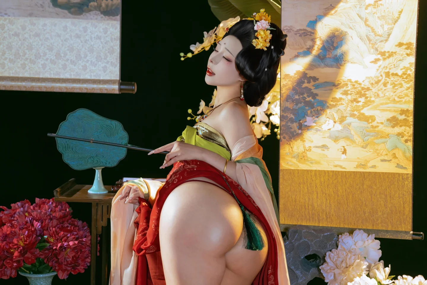yuuhui玉汇 – NO.158 Tang Palace Night Banquet (136 photos) - Yuuhuiyu Hui (yuuhui玉汇) - Photo 19 of 136
