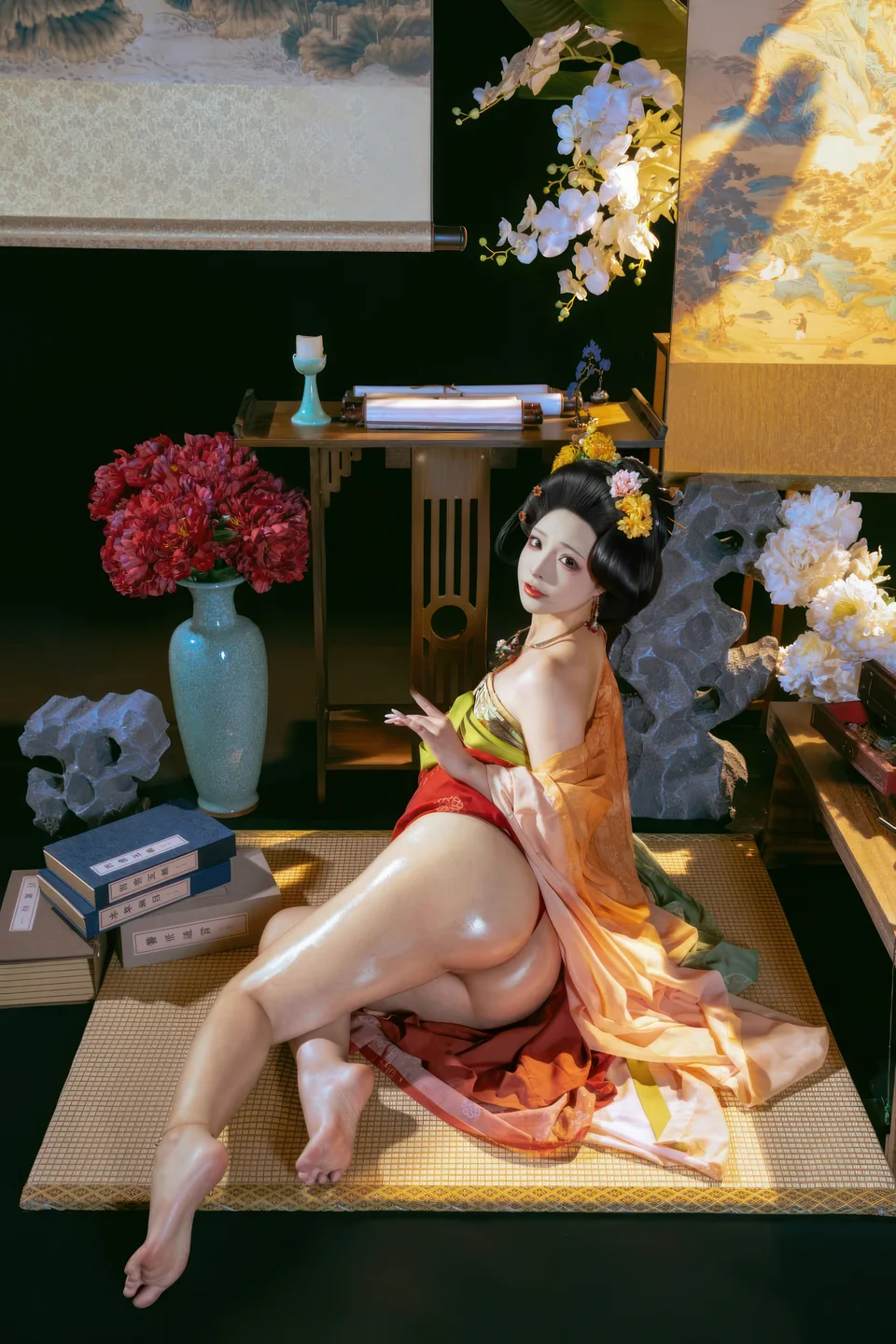 yuuhui玉汇 – NO.158 Tang Palace Night Banquet (136 photos) - Yuuhuiyu Hui (yuuhui玉汇) - Photo 27 of 136
