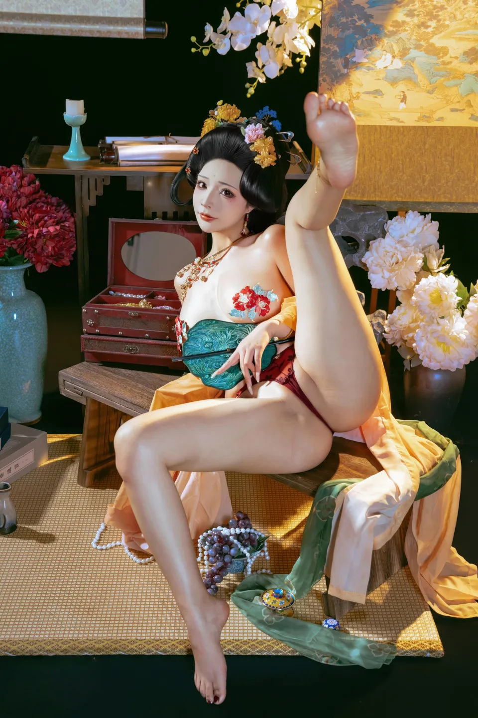 yuuhui玉汇 – NO.158 Tang Palace Night Banquet (136 photos) - Yuuhuiyu Hui (yuuhui玉汇) - Photo 37 of 136