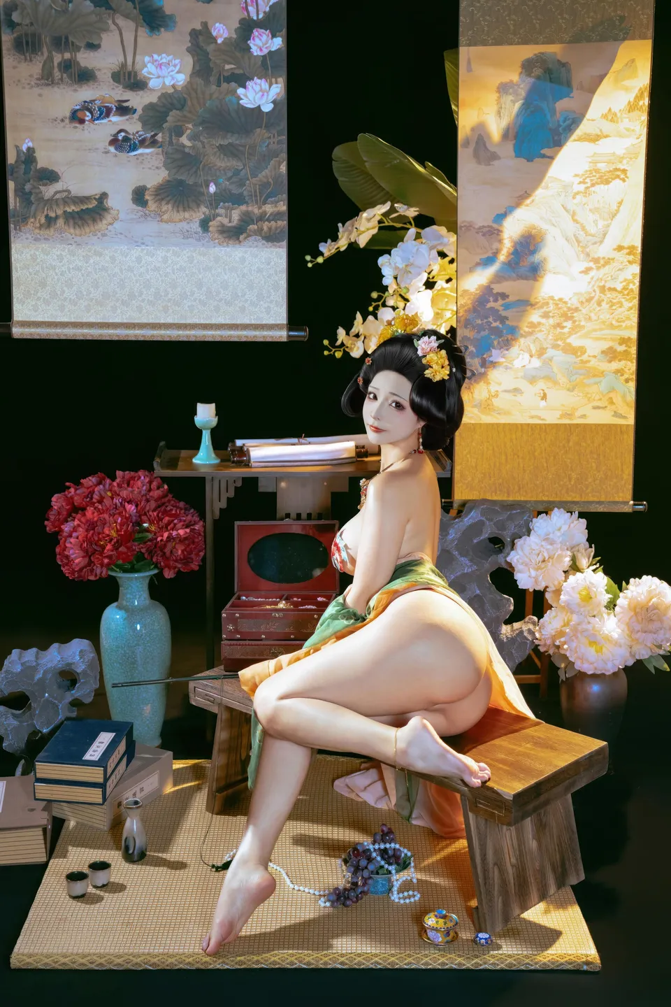 yuuhui玉汇 – NO.158 Tang Palace Night Banquet (136 photos) - Yuuhuiyu Hui (yuuhui玉汇) - Photo 43 of 136