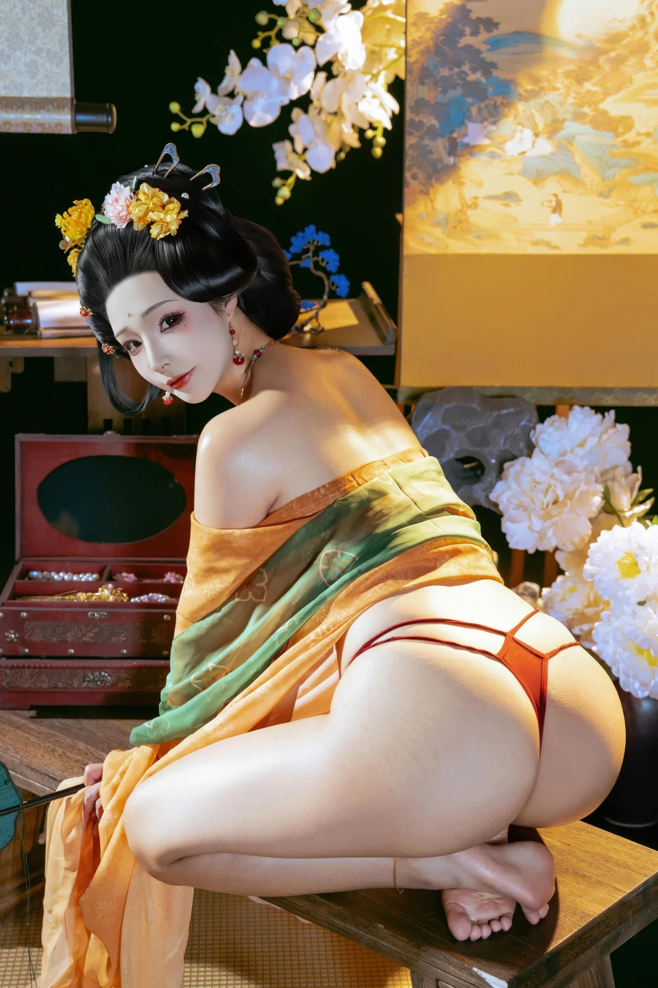 yuuhui玉汇 – NO.158 Tang Palace Night Banquet (136 photos) - Yuuhuiyu Hui (yuuhui玉汇) - Photo 44 of 136