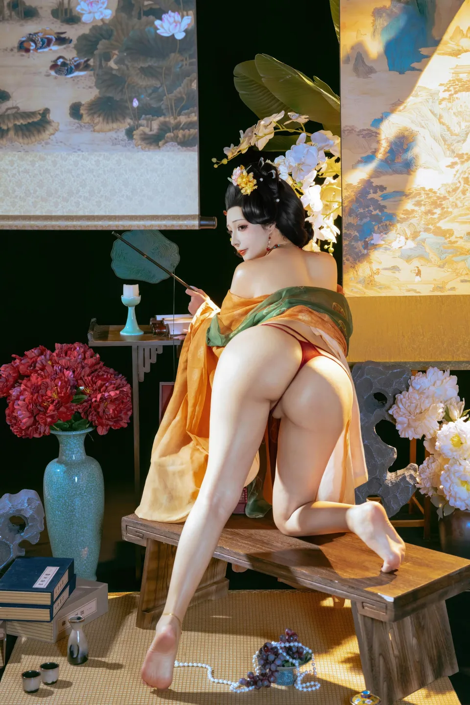 yuuhui玉汇 – NO.158 Tang Palace Night Banquet (136 photos) - Yuuhuiyu Hui (yuuhui玉汇) - Photo 46 of 136