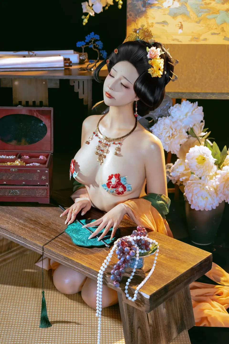 yuuhui玉汇 – NO.158 Tang Palace Night Banquet (136 photos) - Yuuhuiyu Hui (yuuhui玉汇) - Photo 48 of 136