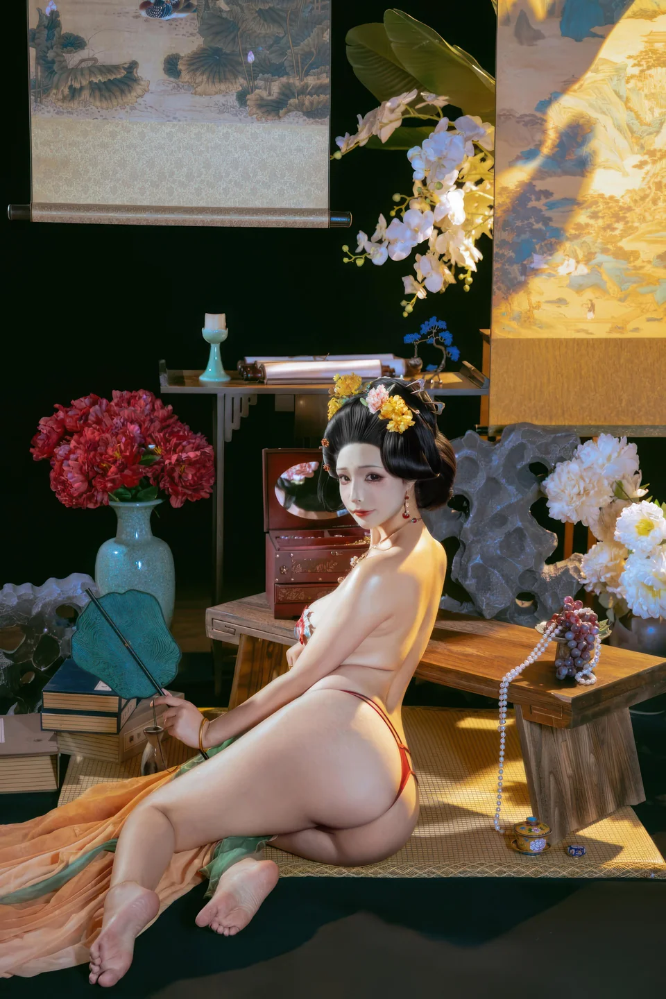 yuuhui玉汇 – NO.158 Tang Palace Night Banquet (136 photos) - Yuuhuiyu Hui (yuuhui玉汇) - Photo 51 of 136