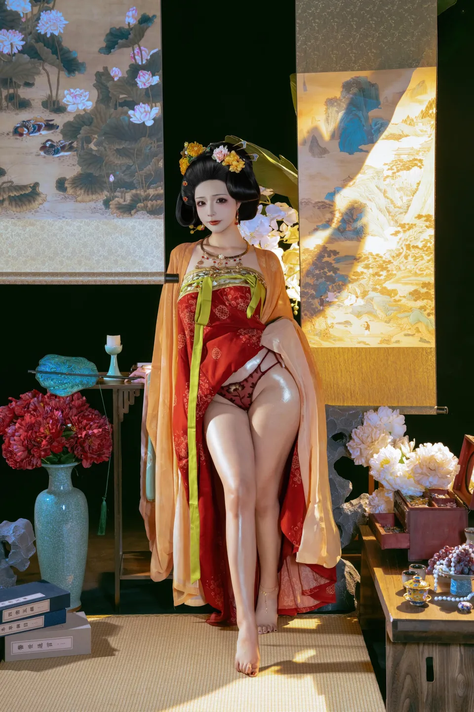 yuuhui玉汇 – NO.158 Tang Palace Night Banquet (136 photos) - Yuuhuiyu Hui (yuuhui玉汇) - Photo 58 of 136