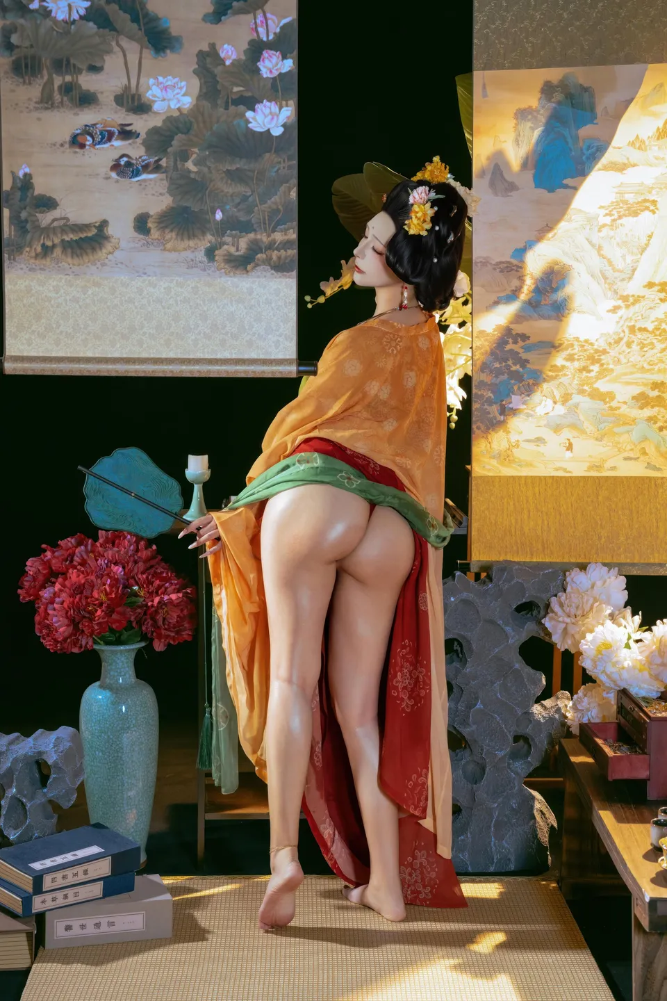 yuuhui玉汇 – NO.158 Tang Palace Night Banquet (136 photos) - Yuuhuiyu Hui (yuuhui玉汇) - Photo 61 of 136