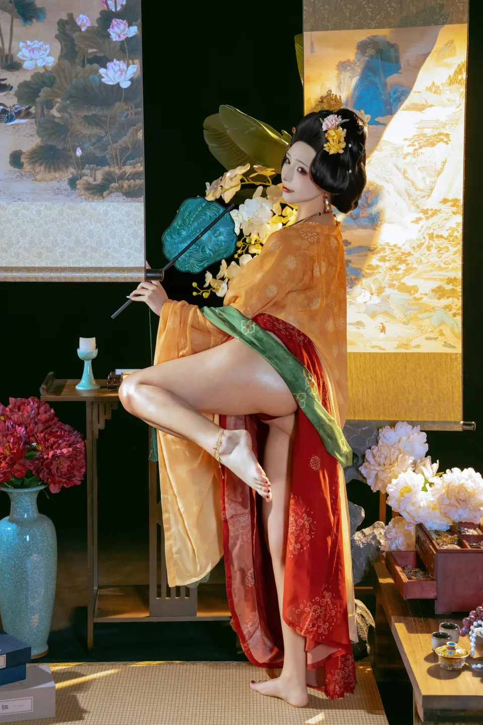 yuuhui玉汇 – NO.158 Tang Palace Night Banquet (136 photos) - Yuuhuiyu Hui (yuuhui玉汇) - Photo 62 of 136