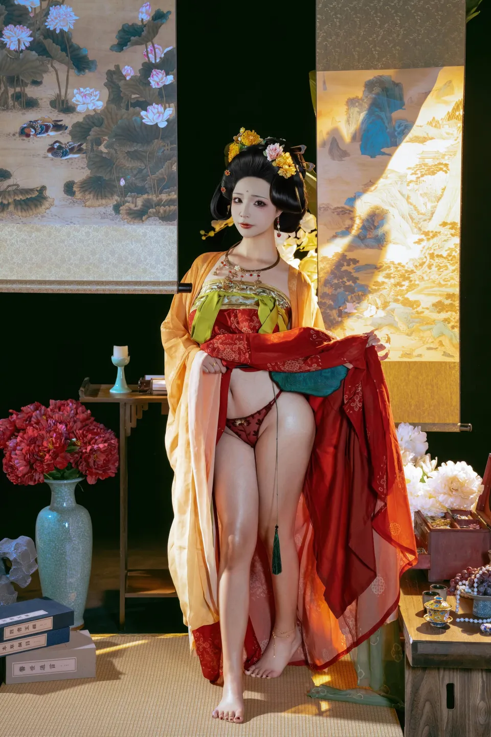 yuuhui玉汇 – NO.158 Tang Palace Night Banquet (136 photos) - Yuuhuiyu Hui (yuuhui玉汇) - Photo 63 of 136