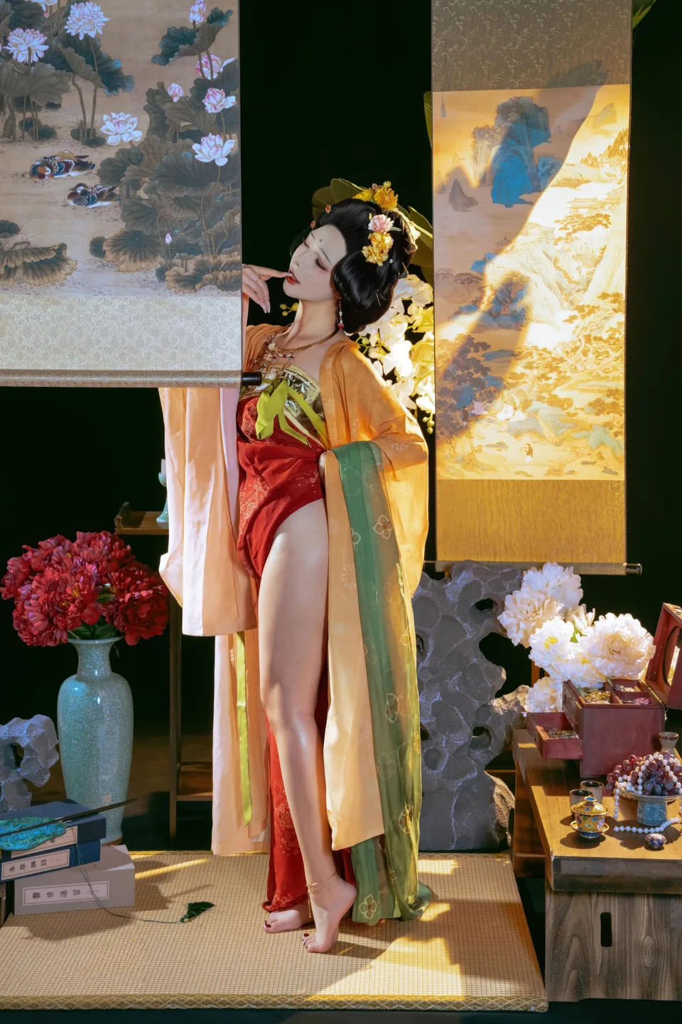 yuuhui玉汇 – NO.158 Tang Palace Night Banquet (136 photos) - Yuuhuiyu Hui (yuuhui玉汇) - Photo 64 of 136