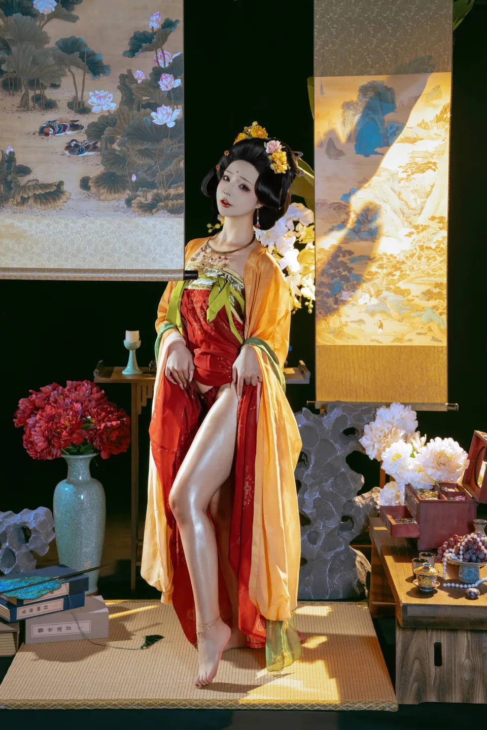 yuuhui玉汇 – NO.158 Tang Palace Night Banquet (136 photos) - Yuuhuiyu Hui (yuuhui玉汇) - Photo 65 of 136