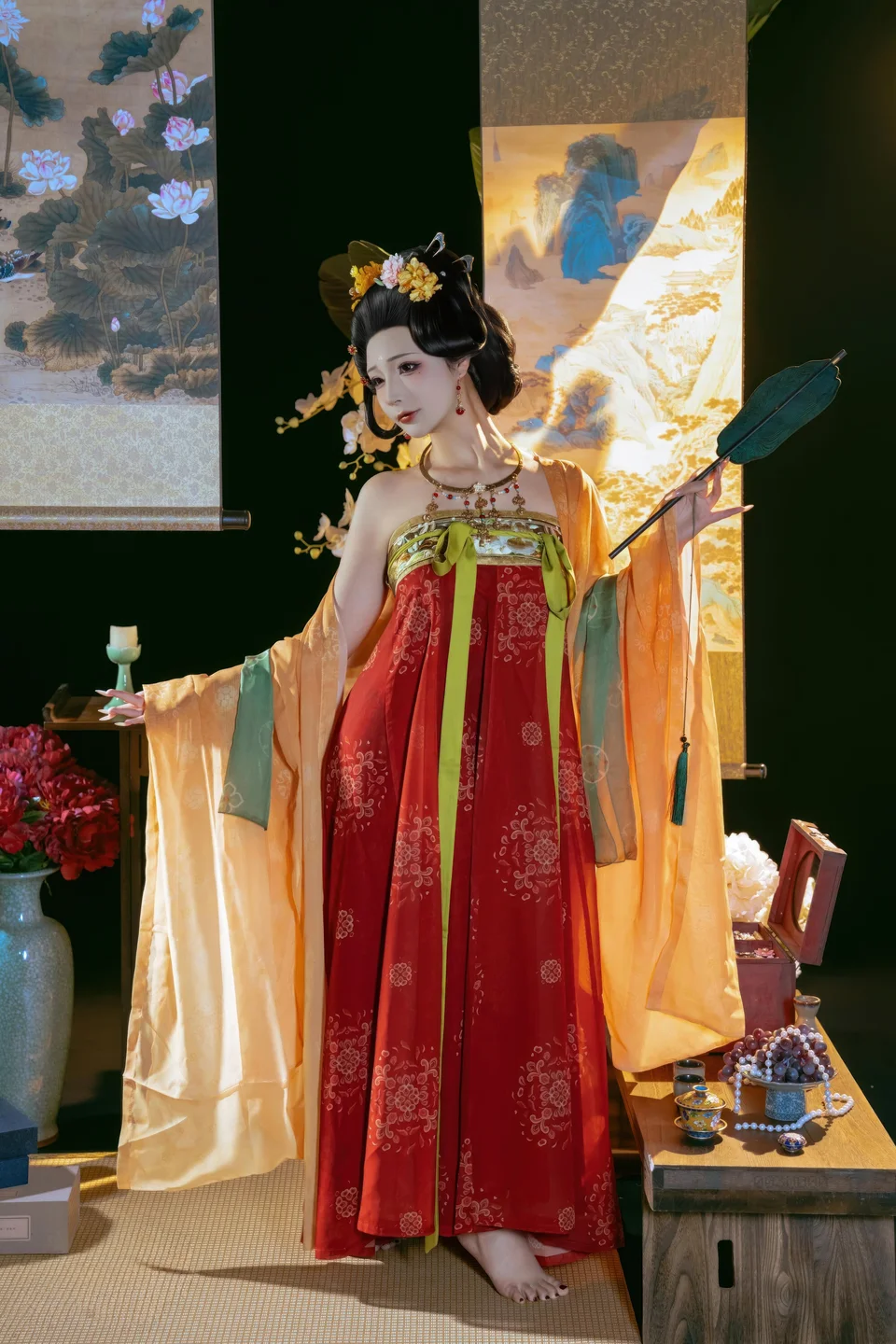 yuuhui玉汇 – NO.158 Tang Palace Night Banquet (136 photos) - Yuuhuiyu Hui (yuuhui玉汇) - Photo 67 of 136