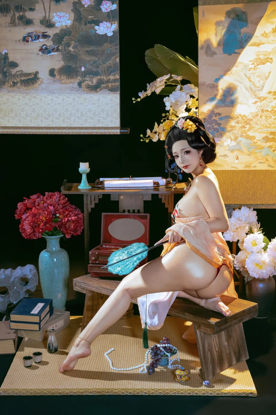 yuuhui玉汇 – NO.158 Tang Palace Night Banquet (136 photos) - Yuuhuiyu Hui (yuuhui玉汇) - Photo 70 of 136