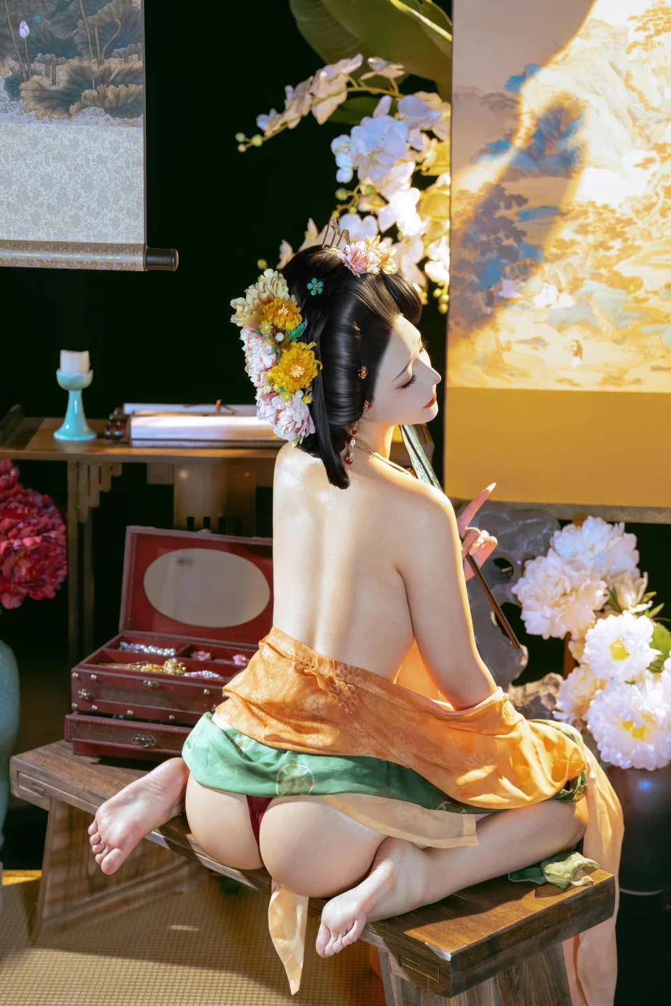 yuuhui玉汇 – NO.158 Tang Palace Night Banquet (136 photos) - Yuuhuiyu Hui (yuuhui玉汇) - Photo 71 of 136