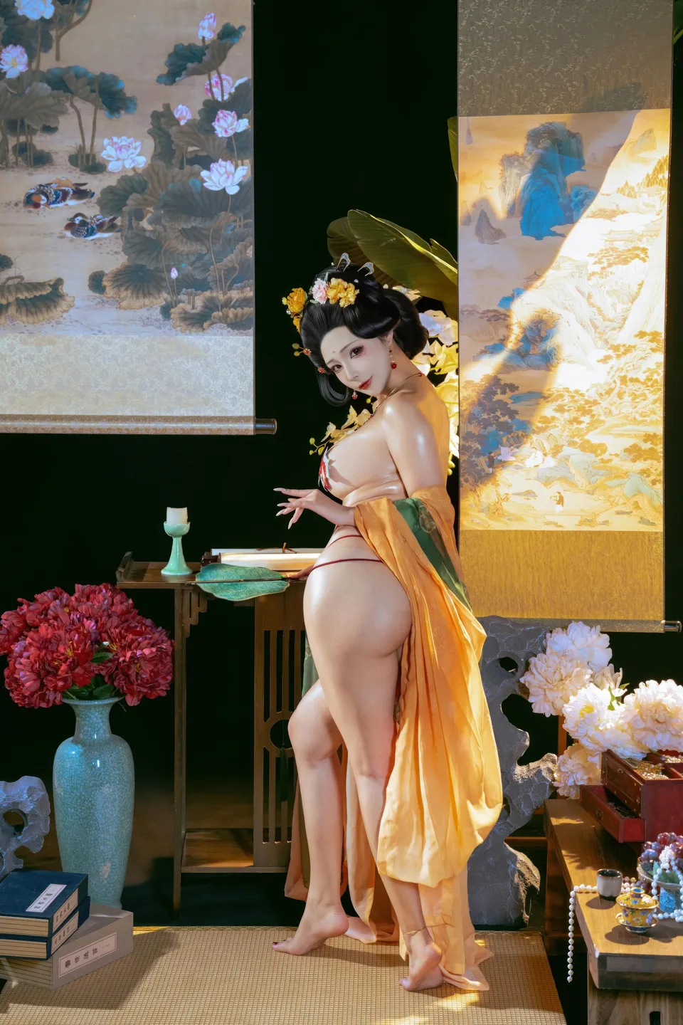 yuuhui玉汇 – NO.158 Tang Palace Night Banquet (136 photos) - Yuuhuiyu Hui (yuuhui玉汇) - Photo 83 of 136