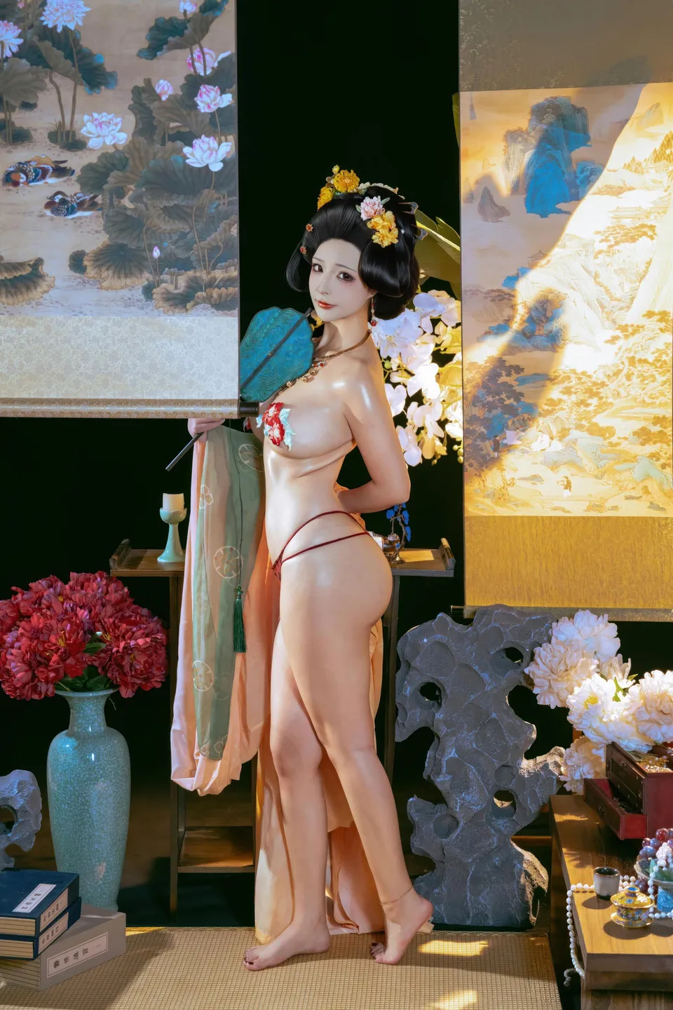 yuuhui玉汇 – NO.158 Tang Palace Night Banquet (136 photos) - Yuuhuiyu Hui (yuuhui玉汇) - Photo 84 of 136