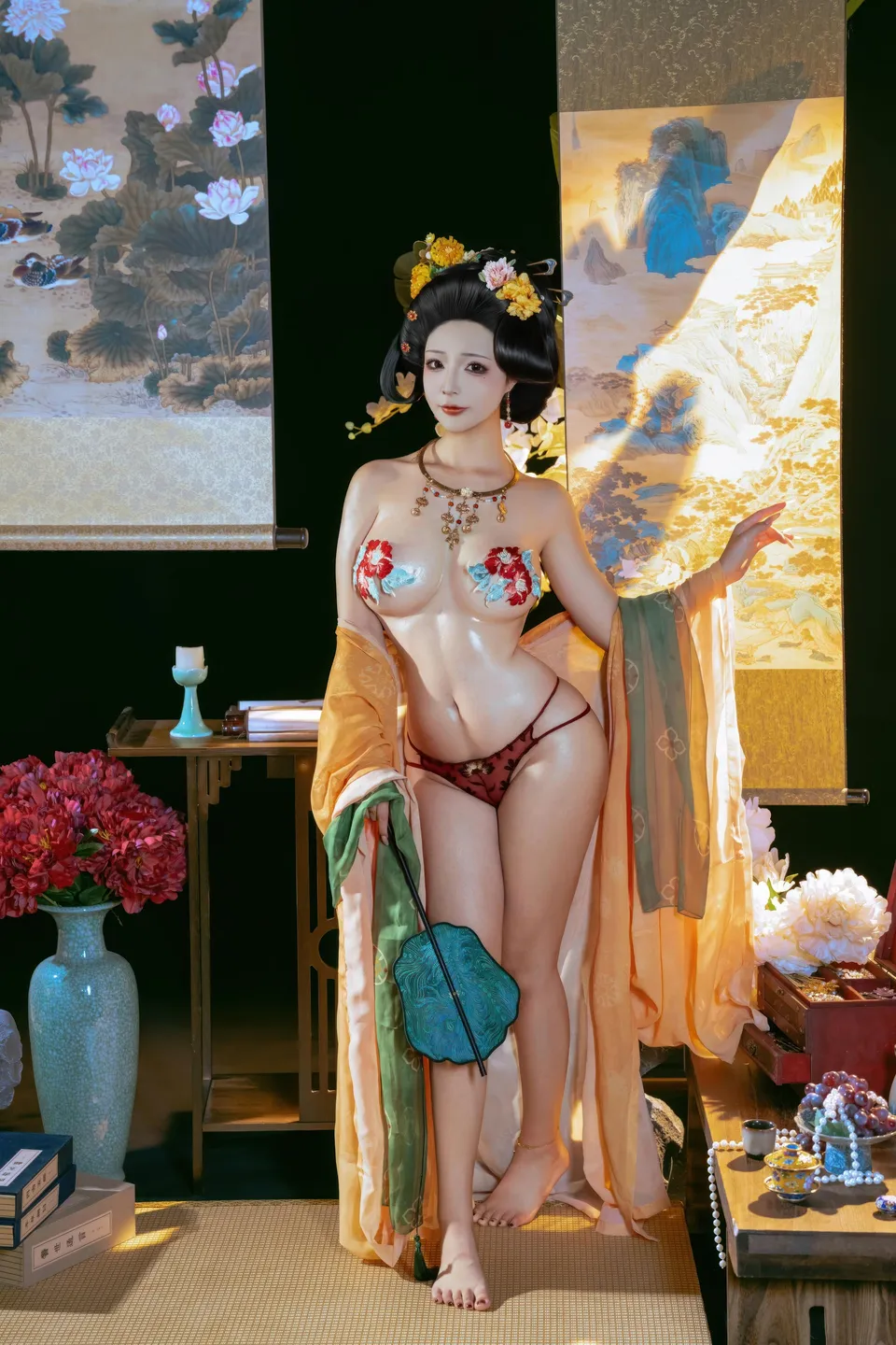 yuuhui玉汇 – NO.158 Tang Palace Night Banquet (136 photos) - Yuuhuiyu Hui (yuuhui玉汇) - Photo 87 of 136