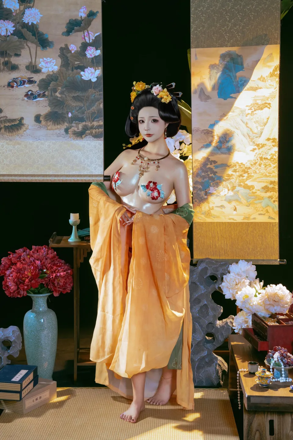 yuuhui玉汇 – NO.158 Tang Palace Night Banquet (136 photos) - Yuuhuiyu Hui (yuuhui玉汇) - Photo 89 of 136