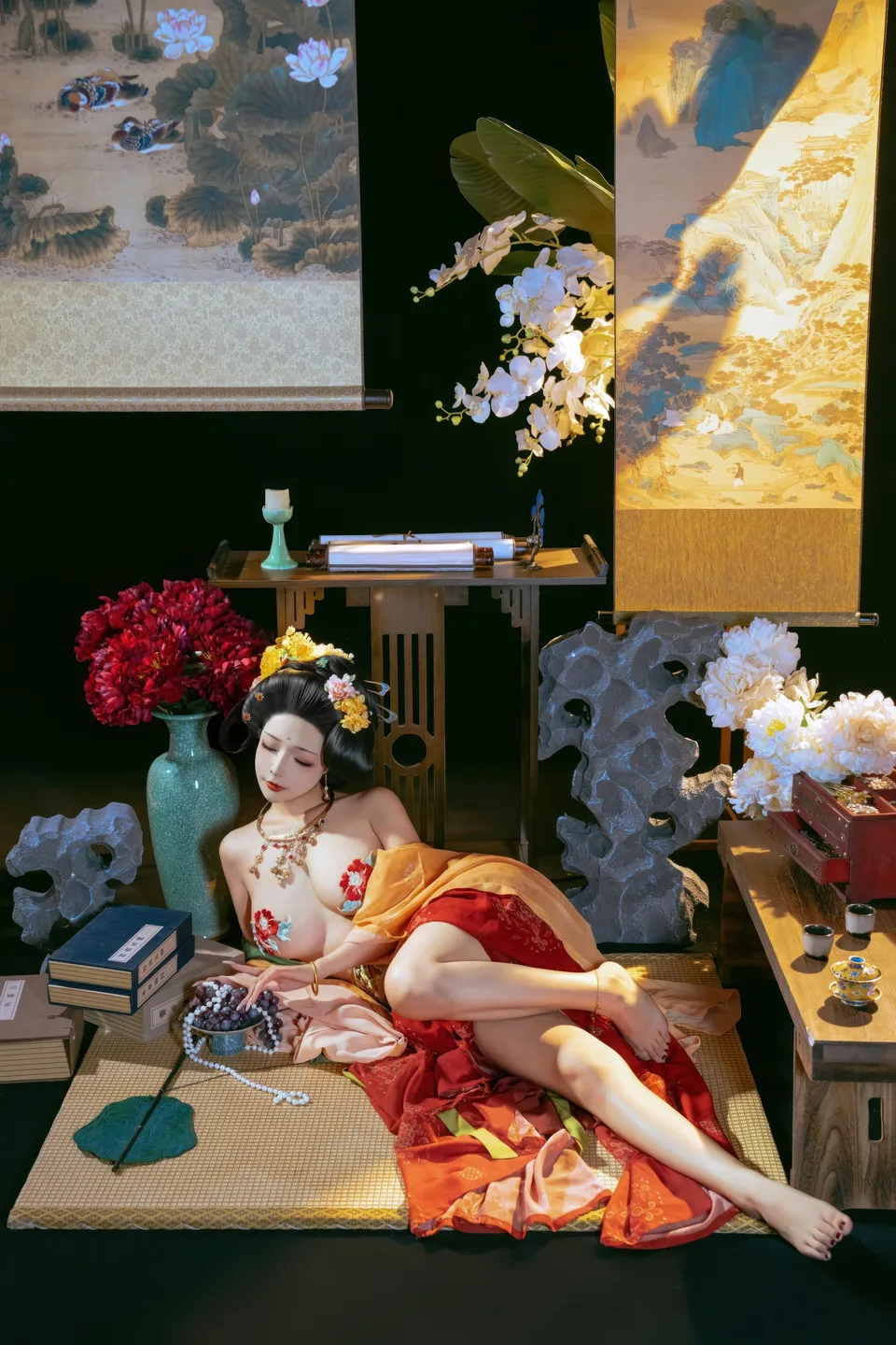 yuuhui玉汇 – NO.158 Tang Palace Night Banquet (136 photos) - Yuuhuiyu Hui (yuuhui玉汇) - Photo 99 of 136