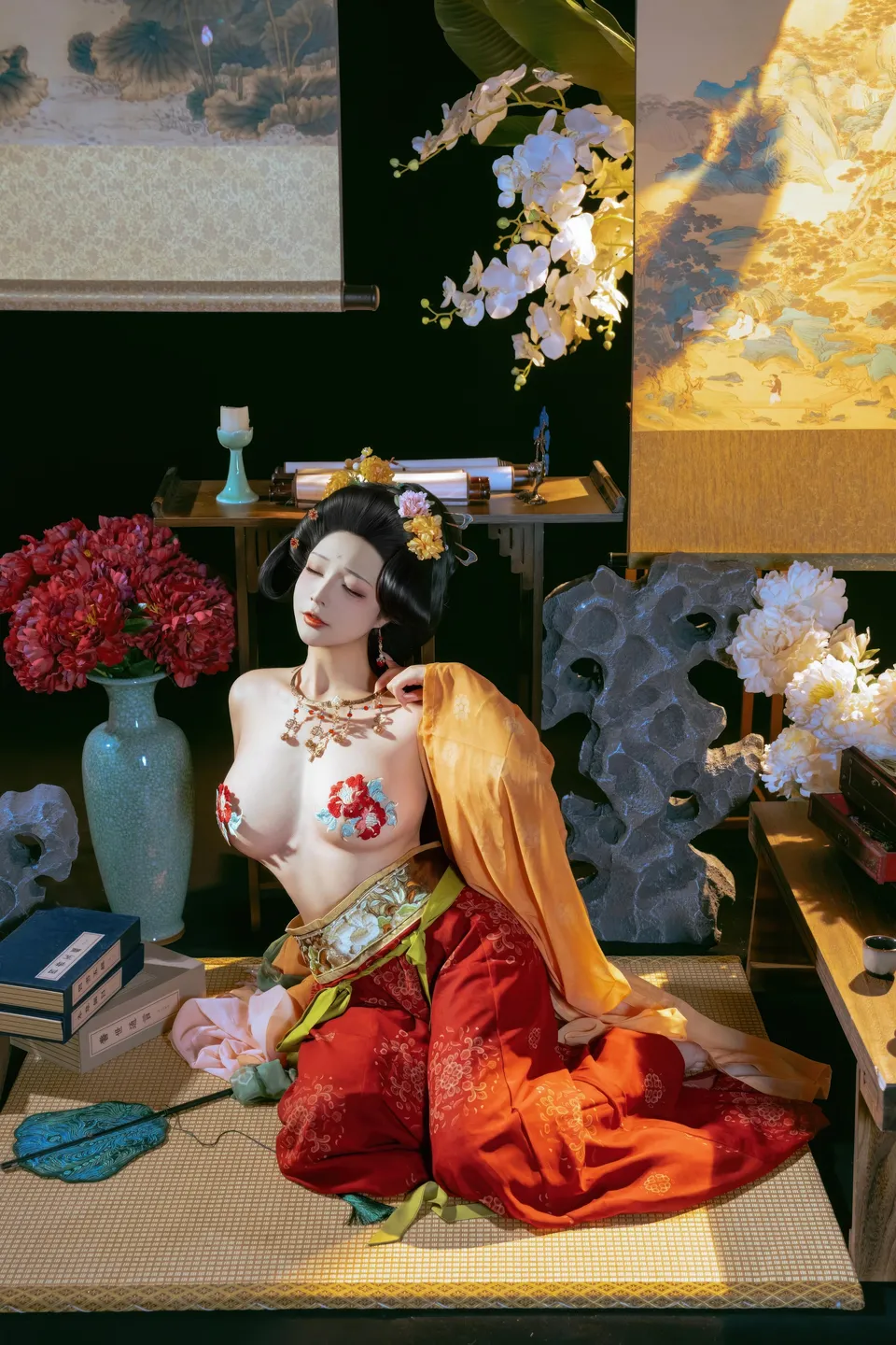 yuuhui玉汇 – NO.158 Tang Palace Night Banquet (136 photos) - Yuuhuiyu Hui (yuuhui玉汇) - Photo 101 of 136