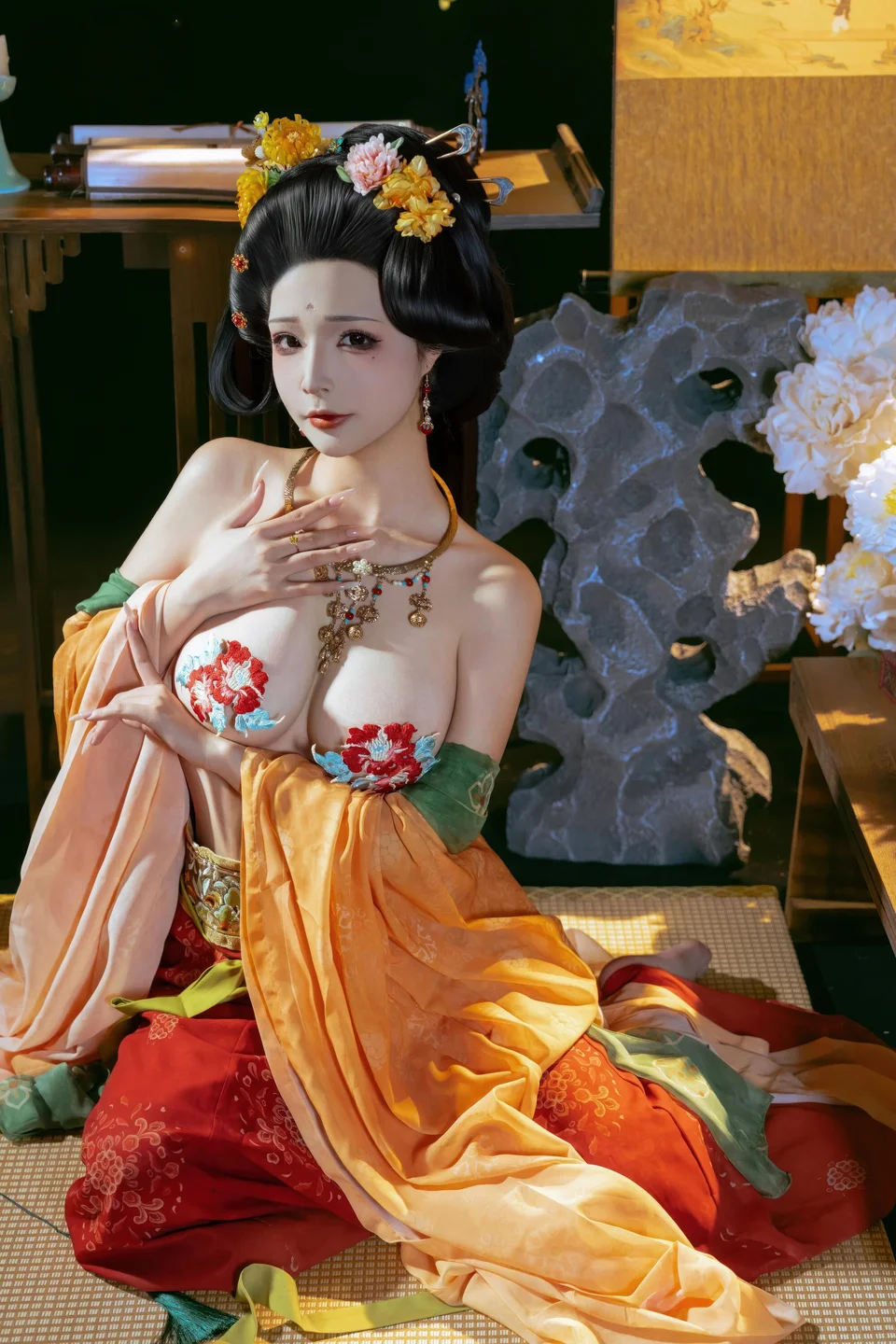 yuuhui玉汇 – NO.158 Tang Palace Night Banquet (136 photos) - Yuuhuiyu Hui (yuuhui玉汇) - Photo 102 of 136