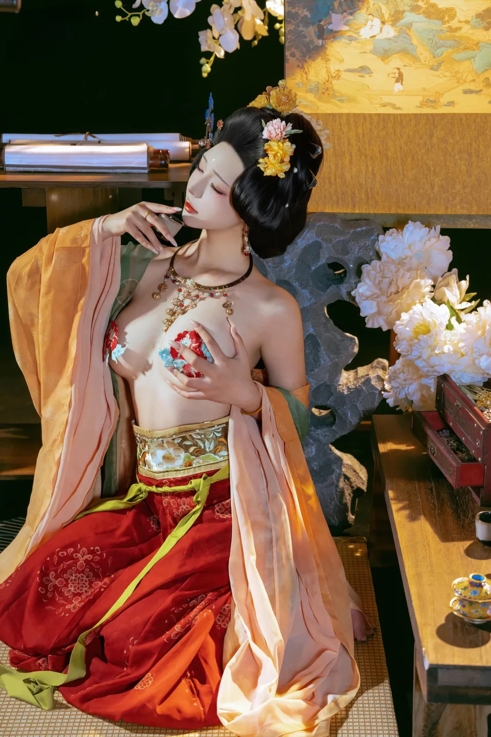 yuuhui玉汇 – NO.158 Tang Palace Night Banquet (136 photos) - Yuuhuiyu Hui (yuuhui玉汇) - Photo 107 of 136