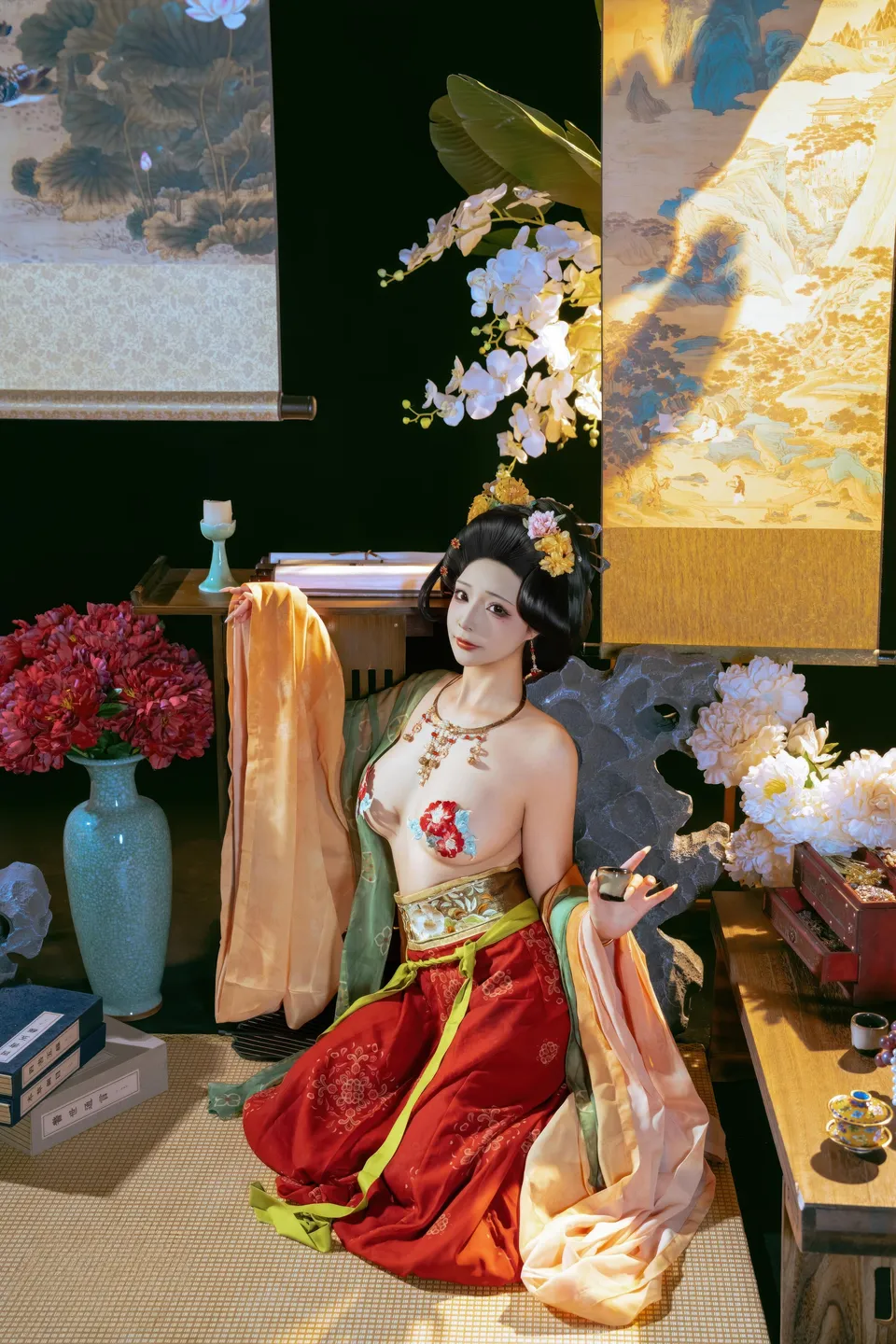 yuuhui玉汇 – NO.158 Tang Palace Night Banquet (136 photos) - Yuuhuiyu Hui (yuuhui玉汇) - Photo 108 of 136