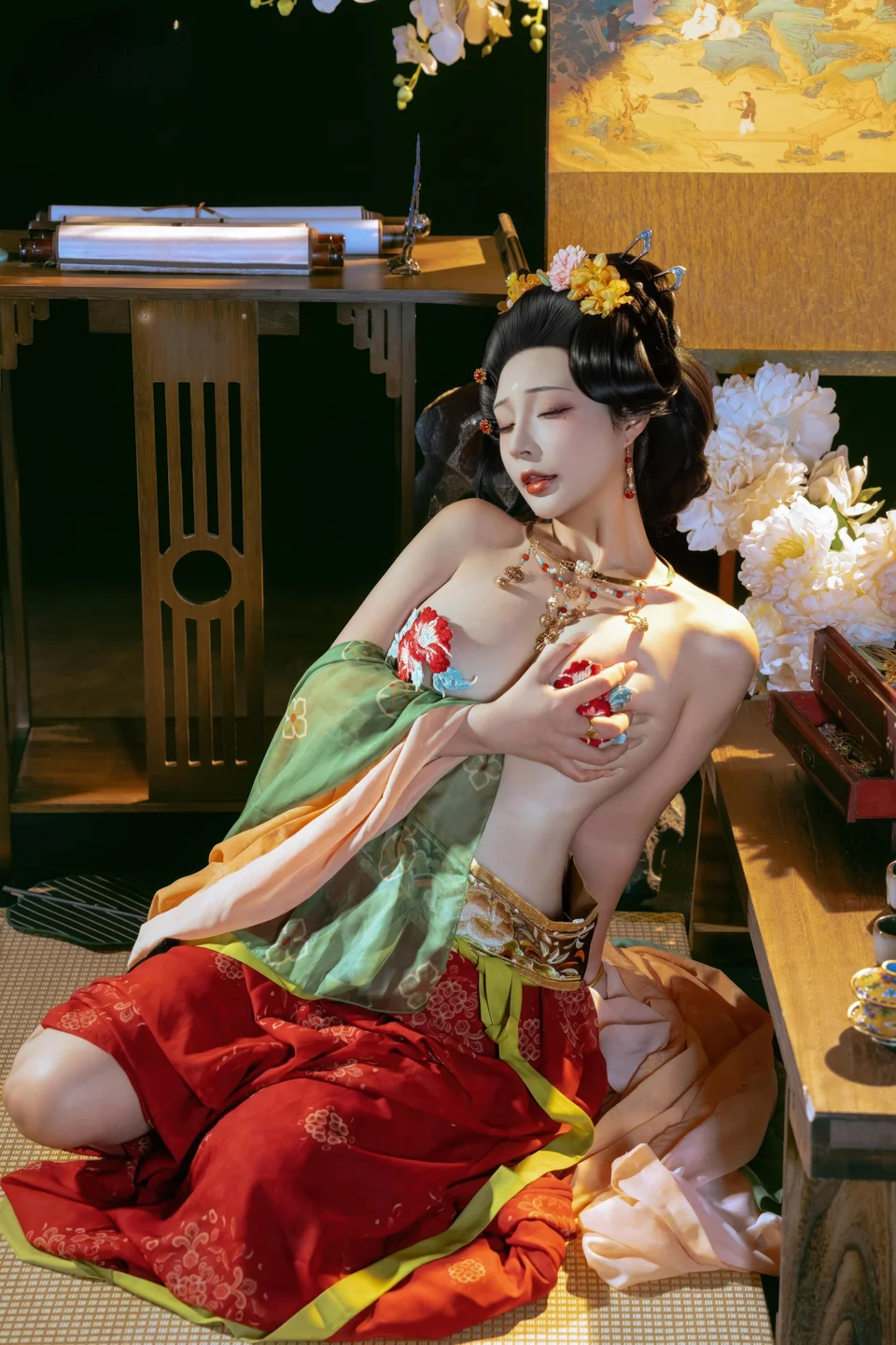 yuuhui玉汇 – NO.158 Tang Palace Night Banquet (136 photos) - Yuuhuiyu Hui (yuuhui玉汇) - Photo 109 of 136