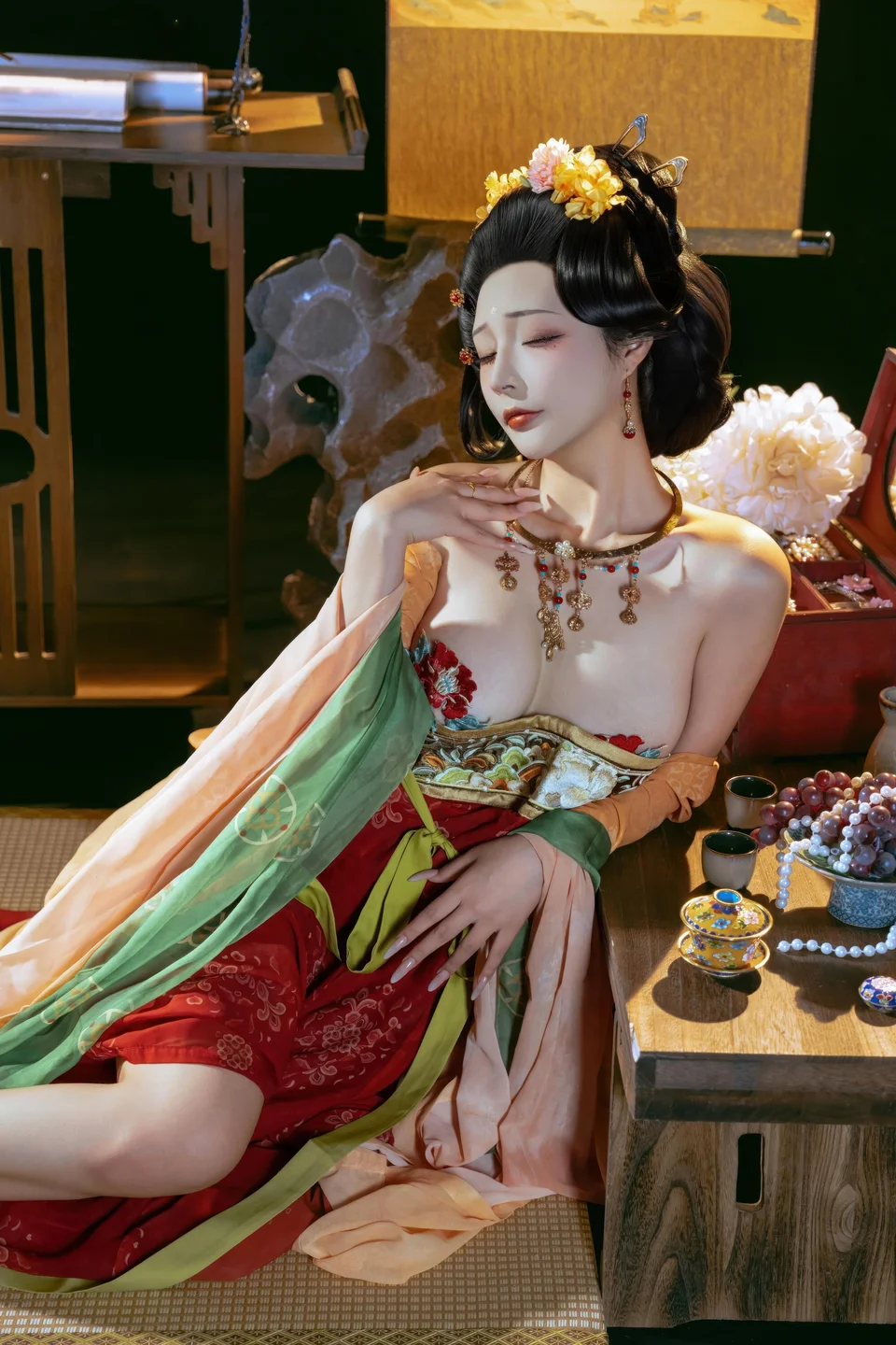 yuuhui玉汇 – NO.158 Tang Palace Night Banquet (136 photos) - Yuuhuiyu Hui (yuuhui玉汇) - Photo 110 of 136