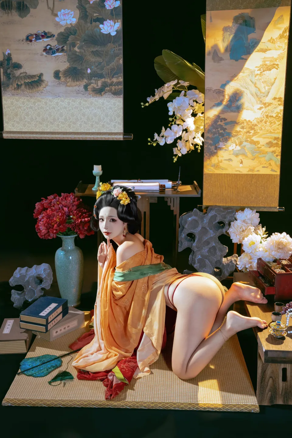yuuhui玉汇 – NO.158 Tang Palace Night Banquet (136 photos) - Yuuhuiyu Hui (yuuhui玉汇) - Photo 114 of 136
