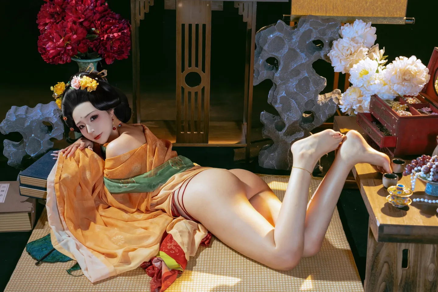 yuuhui玉汇 – NO.158 Tang Palace Night Banquet (136 photos) - Yuuhuiyu Hui (yuuhui玉汇) - Photo 116 of 136