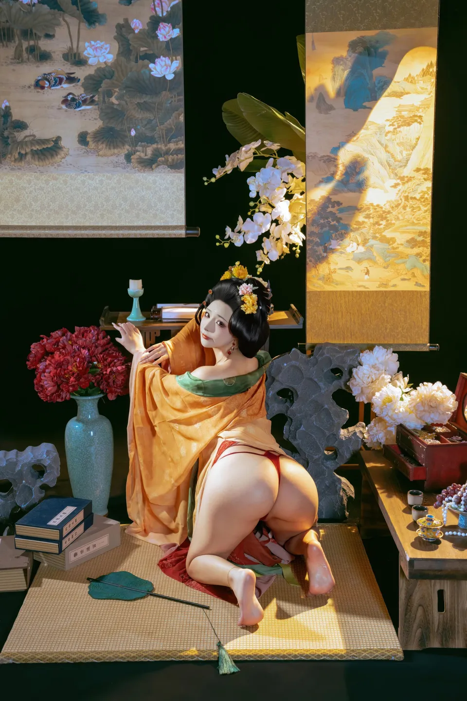 yuuhui玉汇 – NO.158 Tang Palace Night Banquet (136 photos) - Yuuhuiyu Hui (yuuhui玉汇) - Photo 117 of 136