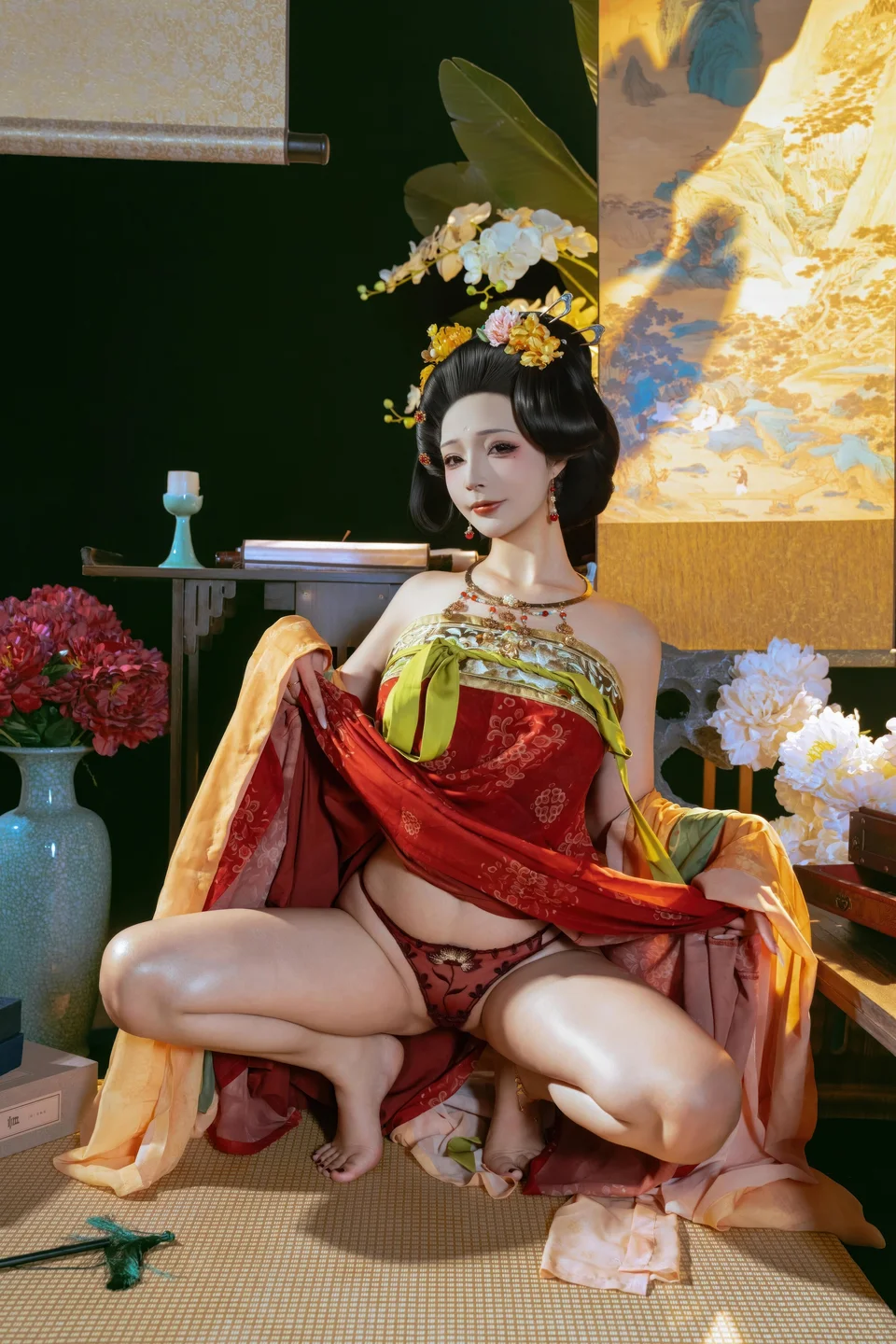 yuuhui玉汇 – NO.158 Tang Palace Night Banquet (136 photos) - Yuuhuiyu Hui (yuuhui玉汇) - Photo 122 of 136