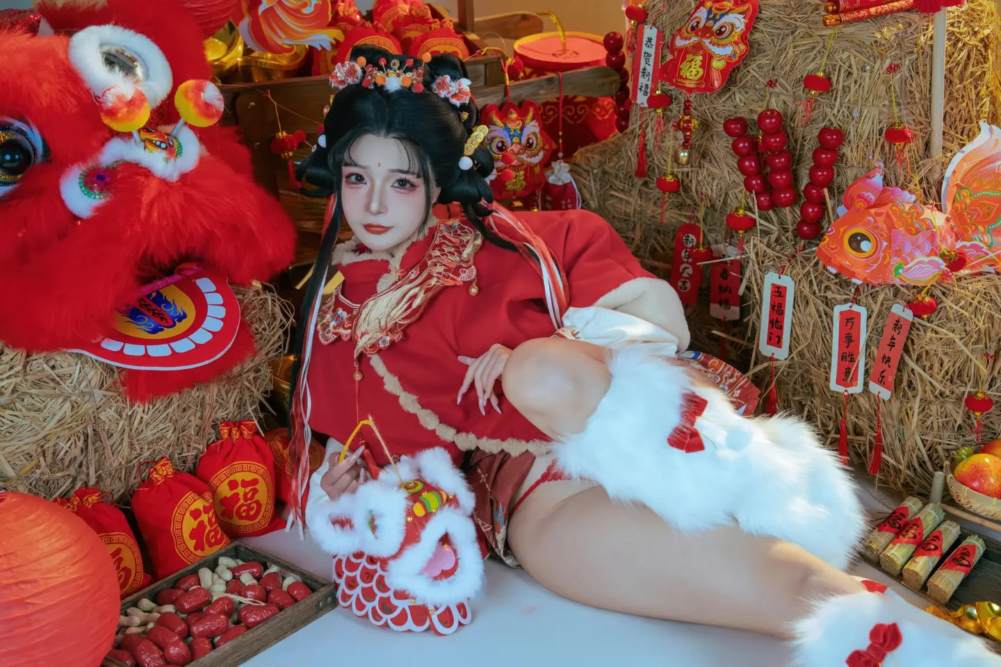 yuuhui玉汇 – NO.159 2026 New Year Special Lion Dancer Girl [131P-2V-2.12G] (131 photos) - Yuuhuiyu Hui (yuuhui玉汇) - Photo 28 of 131